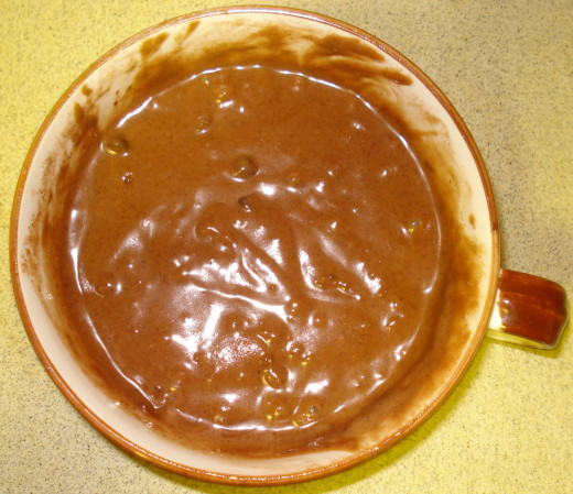Mix all the Ingredients Together in the Cup