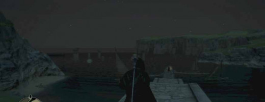 Dragon's Dogma go to the pier of Cassardis and meet with the mysterious woman Olra at night to start the Dark Arisen quest