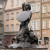 The Mermaid in the Old City in Warsaw The Mermaid in the Old City in Warsaw