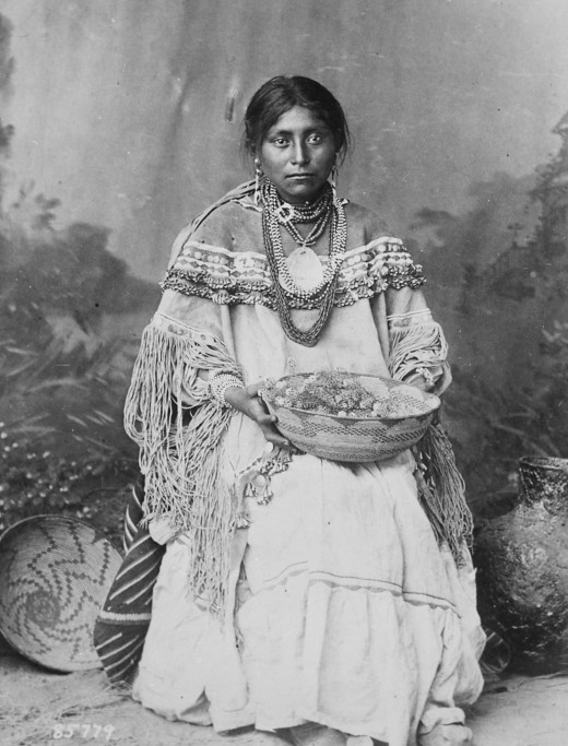 Traditional Apache Bride's Wedding Dress