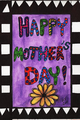 Homemade Mother's Day card