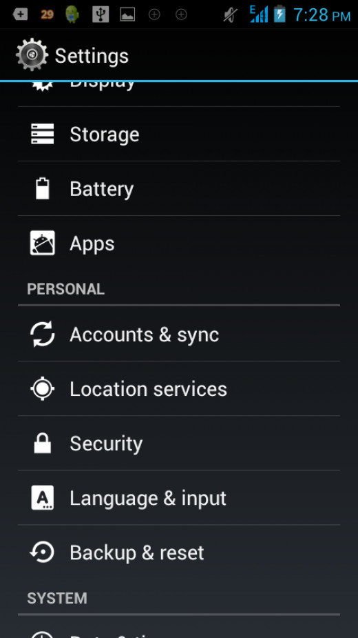 Go to Settings Go to Settings
