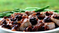 The Cook in Me:  I Cannot Tell a Lie--I Stuffed the Pork with Cherries!©