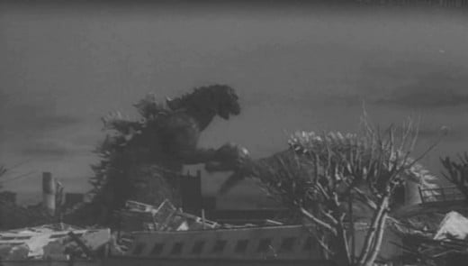 Godzilla and Angilas do battle in Osaka