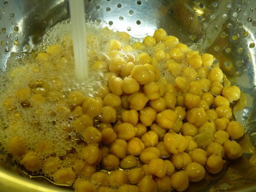 Rinse the chickpeas