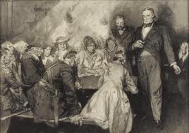 For those who prefer more cerebral fare, such darkly fun books include: (1) The Devil and Daniel Webster by Washington Irving. A man makes a HARD bargain and when the TIME comes, he wants to renege on the bargain.........fearing its DARK consequence