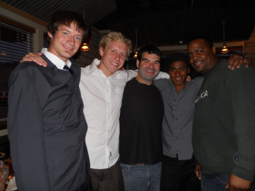 We're all friends in this right? I got friends in this picture from Canada, Sweden, and India. We're very diversified as a Hubpages community. 