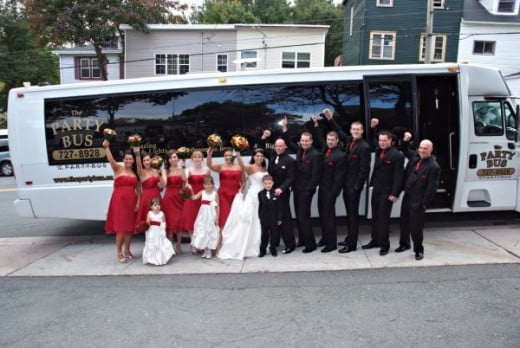 Wedding Party Bus