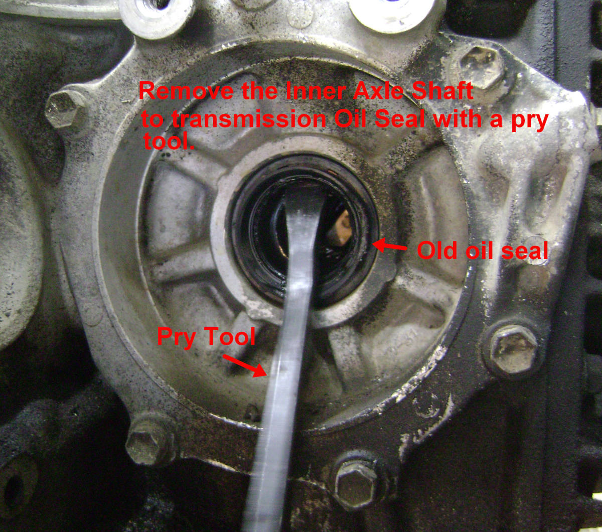 replacing the cv axle shaft and seal on a toyota camry