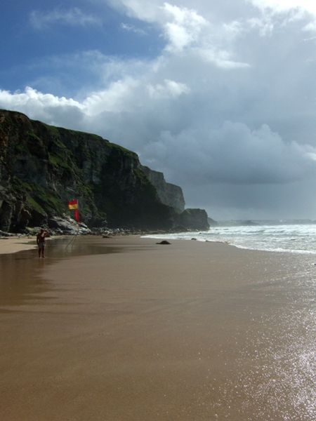 7 Things to Do in Cornwall Before You are 12: Run around in the rain.  Watergate Bay, Newquay, Cornwall.