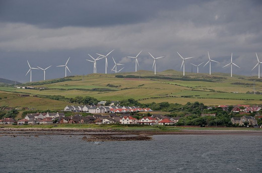 Ardrossan Wind farm a step in the right direction.