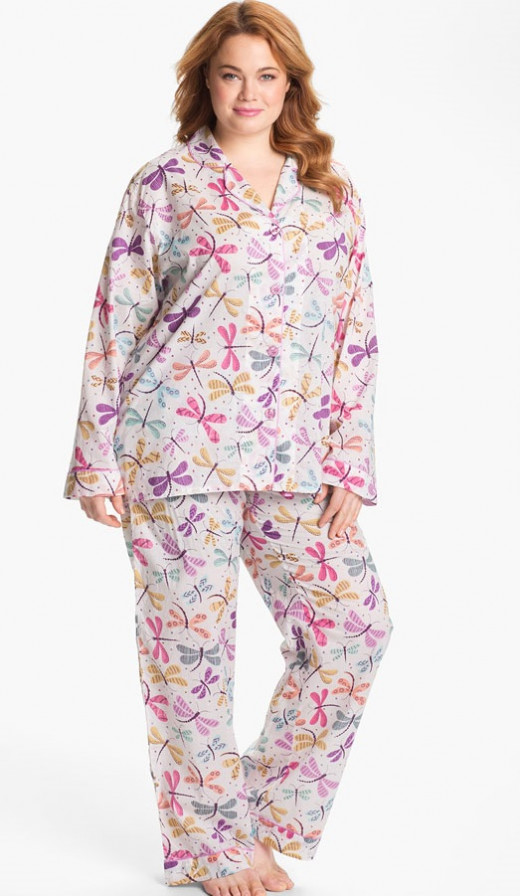 PJ Salvage Woven Pajamas (Plus) / Nordstrom