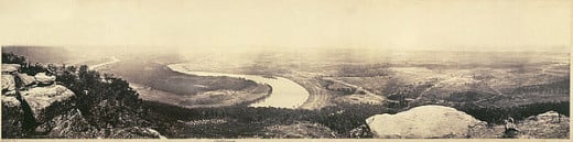 PANORAMA VIEW, OVERLOOKING CHATTANOOGA, FEBRUARY, 1864, BY GEORGE N. BERNARD