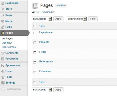 Static (or stand alone) pages are easy to create in Wordpress.