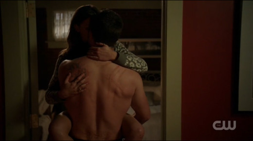 Oliver is taking Laurel to the boudoir, despite his conversation with Tommy just hours earlier.