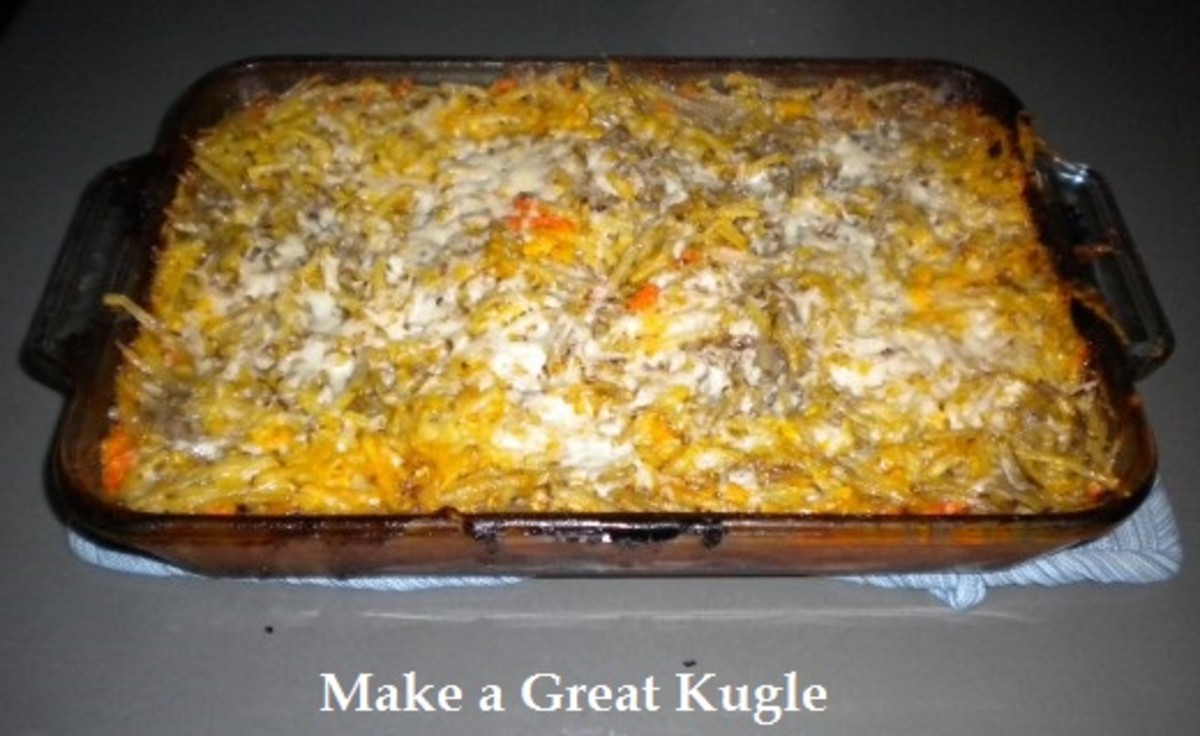 A Recipe for Great Kugel (Kugle): Potato Cheese Casserole