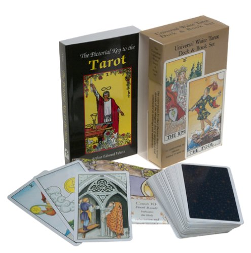 The Universal Waite Tarot Deck & Book Set.