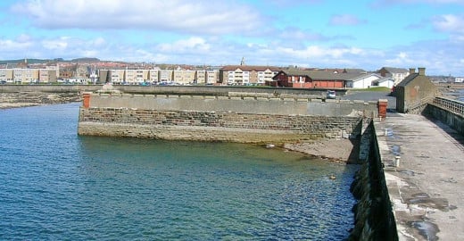 Saltcoats Harbor was one of the busiest ports in Scotland until the new Ardrossan harbor came along.
