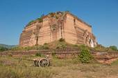 Ruins of Mingun temple in Myanmar