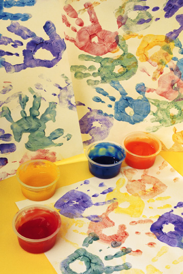 How to make finger paint