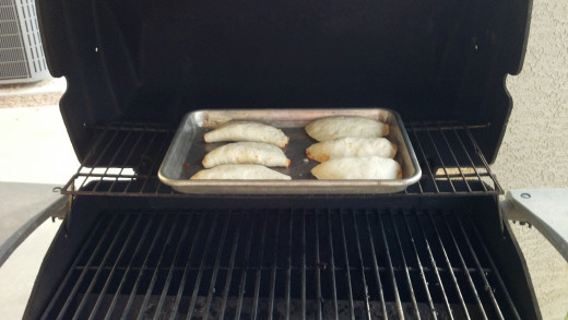 Cooking on the top rack.