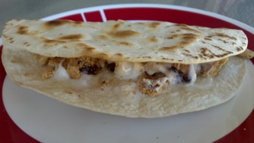 Grilled S'more Tacos