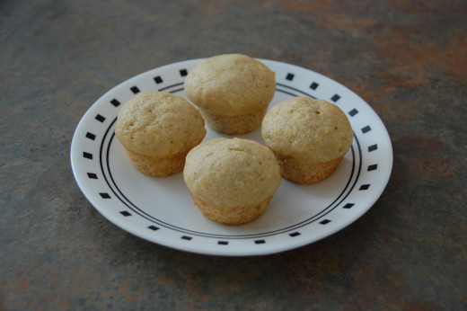 Delicious and easy, banana muffins made with applesauce