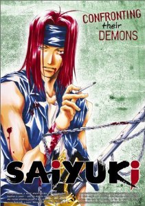 Gensomaden Saiyuki volume 3 DVD cover. The one featured here is Gojyo.
