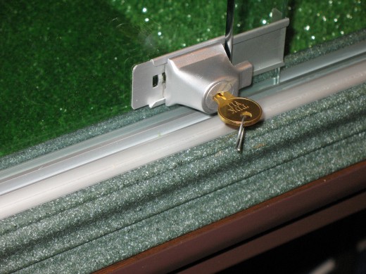 lock on sliding glass door