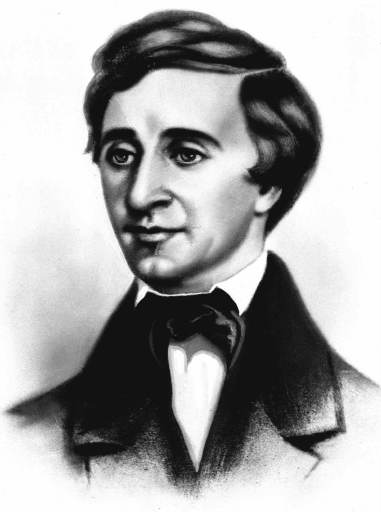 American poet, Henry David Thoreau (born 1817)