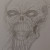 Here's a close up of the horror skull pencil drawing Here's a close up of the horror skull pencil drawing