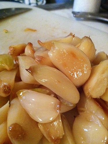 Secret ingredient -- roasted garlic!