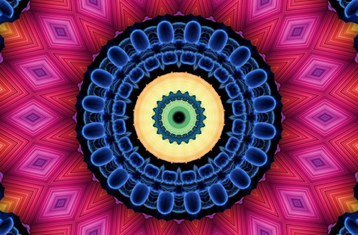 Mandala art - multi-object layered by DRG for Toeslam