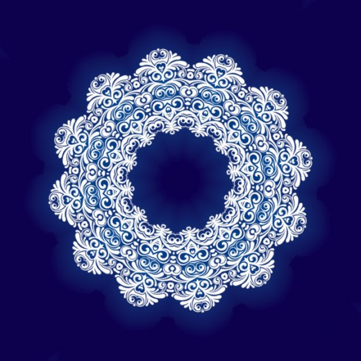 Snow Mandala - Mandala Art HD