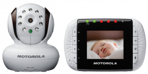 Motorola MBP33 Wireless Video Baby Monitor with Infrared Night Vision and Zoom 2.8" Color LCD