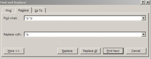 delete paragraph breaks