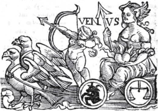 Venus woodcut by Guido Bonatti