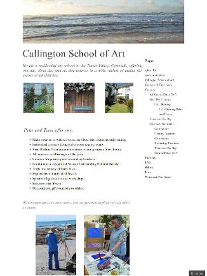Painting Holidays in Cornwall: Callington Art School.