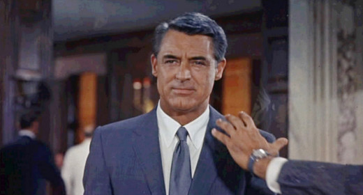 Cary Grant in Alfred Hitchcock's 1959 film North by Northwest 