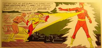 Kid Flash in action with the Flash.