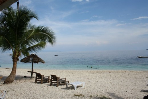 White Peeble Sand Beach - Santander, Liloan, Cebu, Philippines - Diving place for most Koreans & japanese