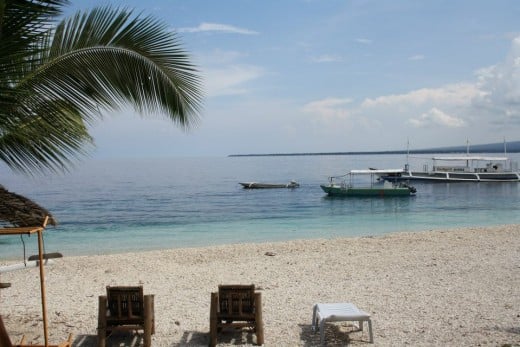 White Peeble Sand Beach - Santander, Liloan, Cebu, Philippines - Diving place for most Koreans & Japanese