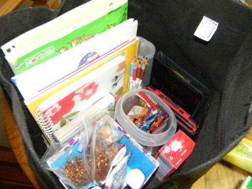 Nicely organized bag.
