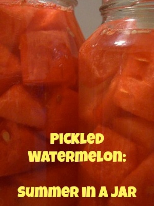 Pickled Watermelon: Summertime in a Jar Pickled Watermelon: Summertime in a Jar