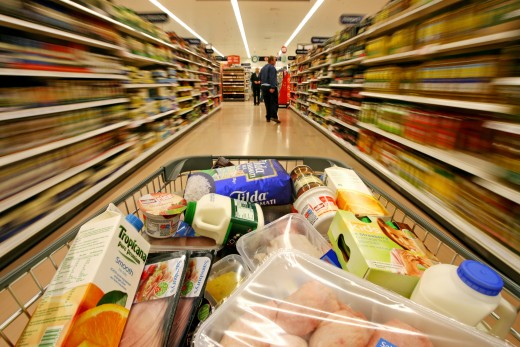 A typical supermarket dash