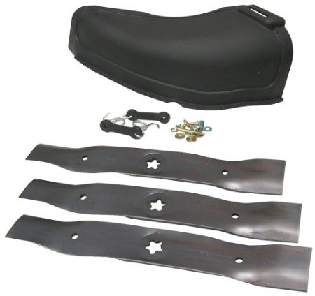 This is a kit for a large mower with 48" blades you may well find the right kit for your model mower at Amazon