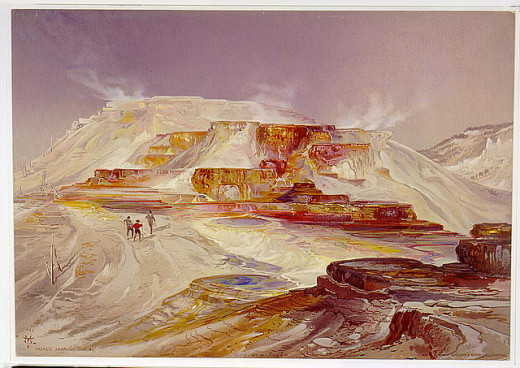 Hot Springs of Gardiner's River, Yellowstone