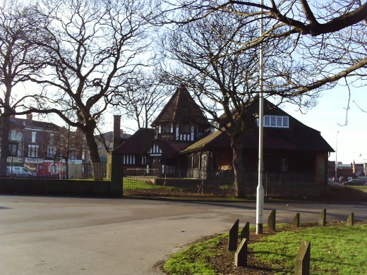 Carnegie Library situated at the entrance to West Park.