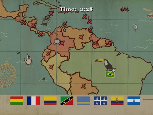 I suddenly found myself learning Central and South American geography.  Who says video games aren't educational?