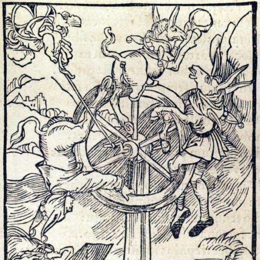 An illustration for Sebastian Brant's "Ship of Fools," Albrecht Dürer (1498)